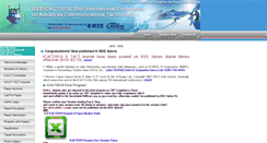 Desktop Screenshot of icact.org